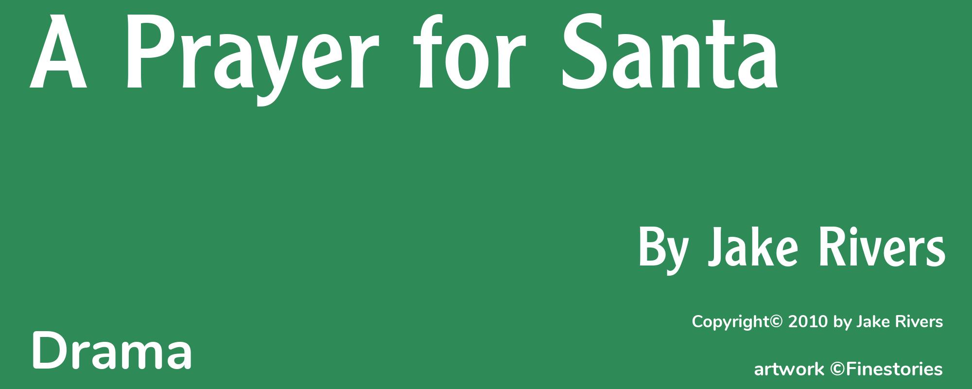 A Prayer for Santa - Cover