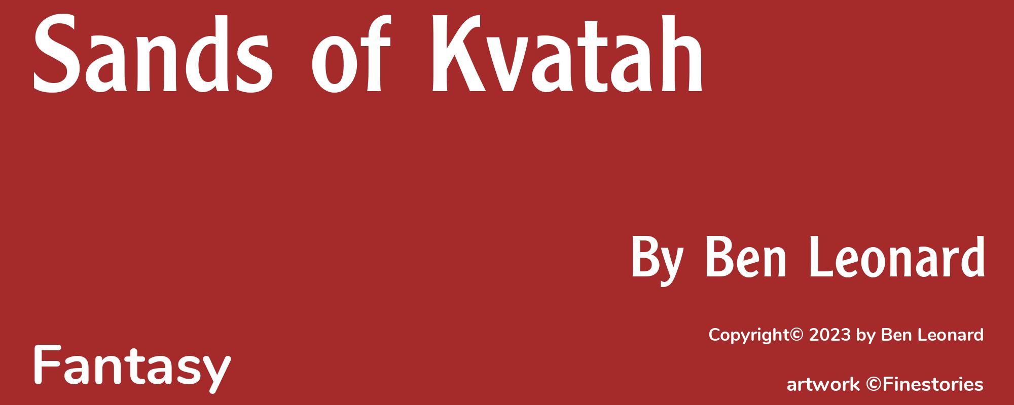 Sands of Kvatah - Cover