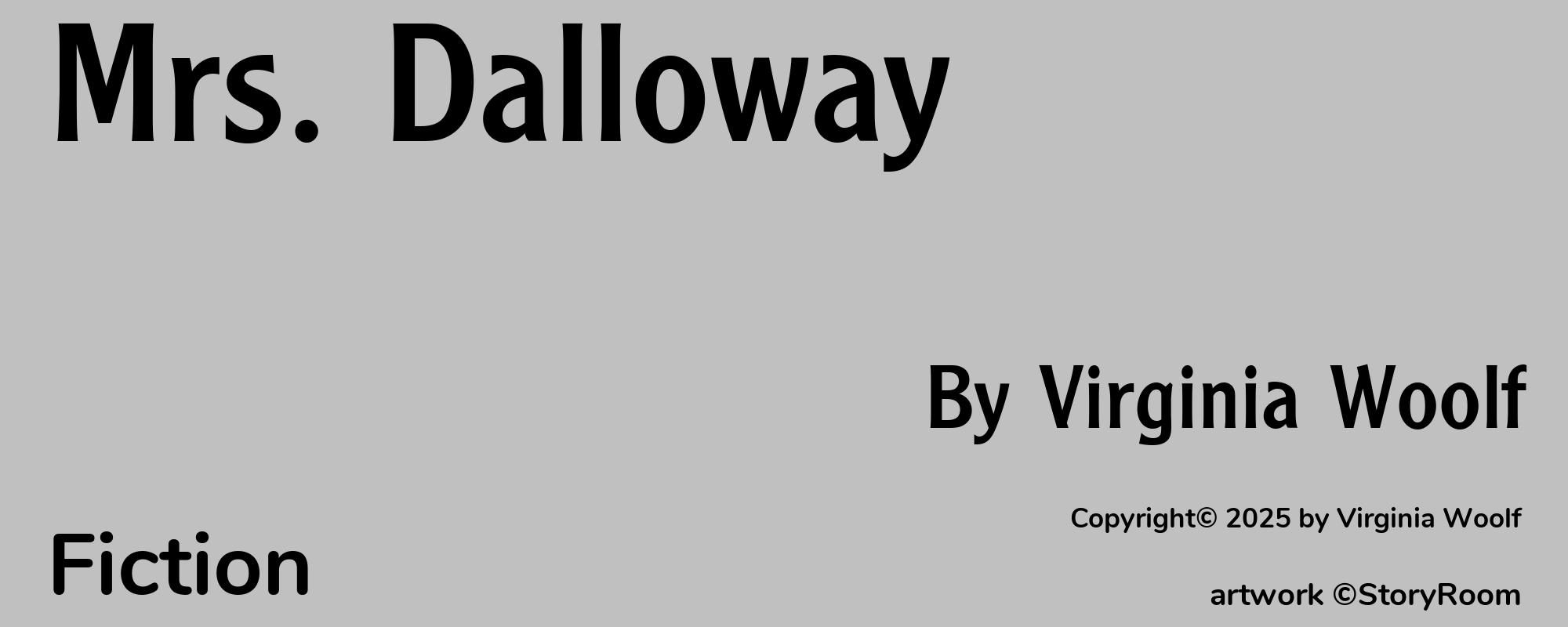 Mrs. Dalloway - Cover