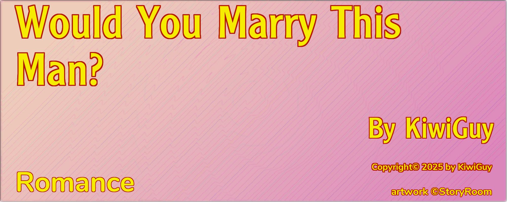 Would You Marry This Man? - Cover