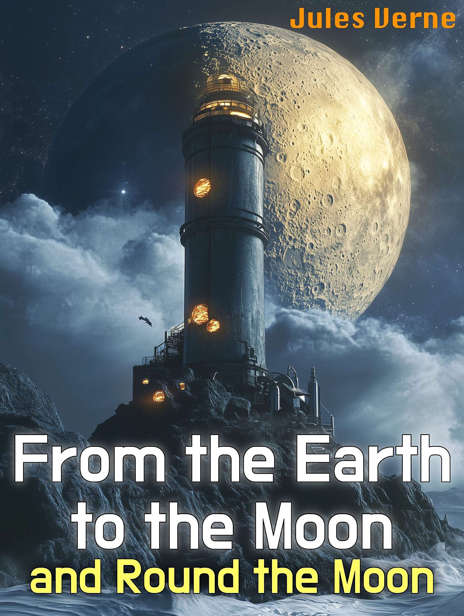 From the Earth to the Moon and Round the Moon - Cover