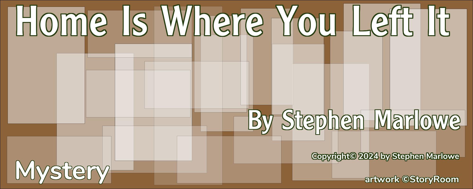 Home Is Where You Left It - Cover