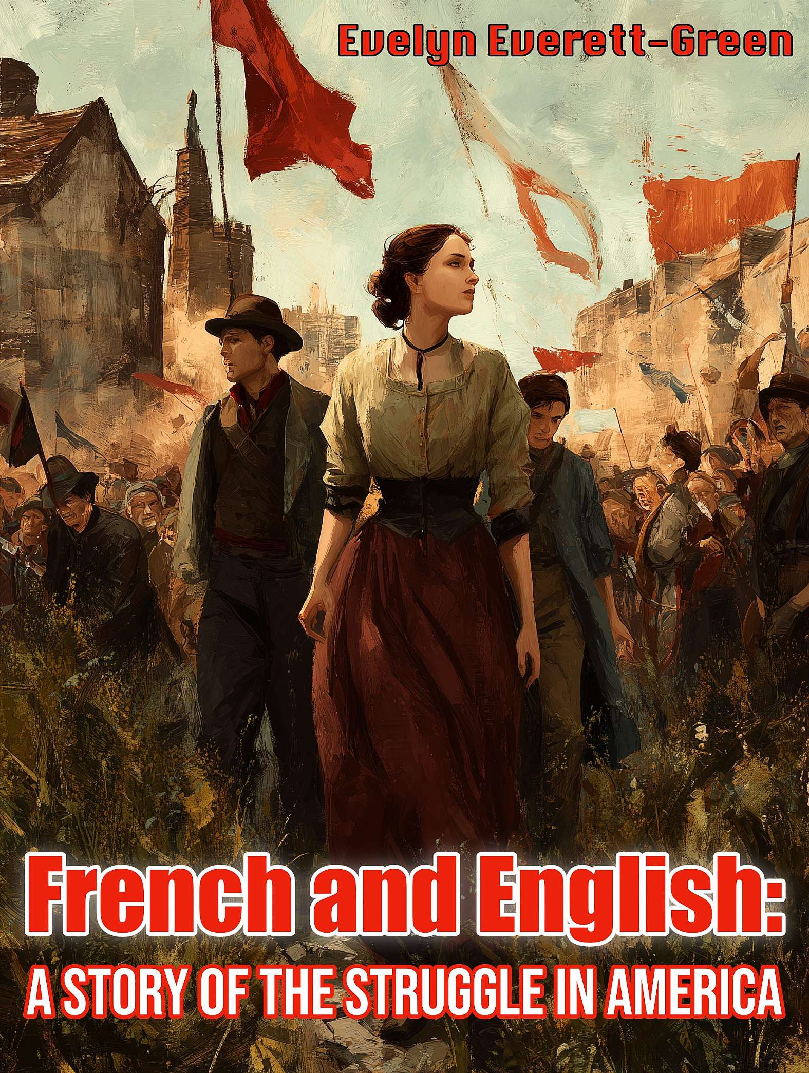 French and English: a Story of the Struggle in America - Cover