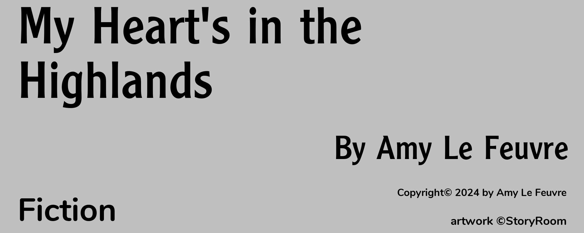 My Heart's in the Highlands - Cover