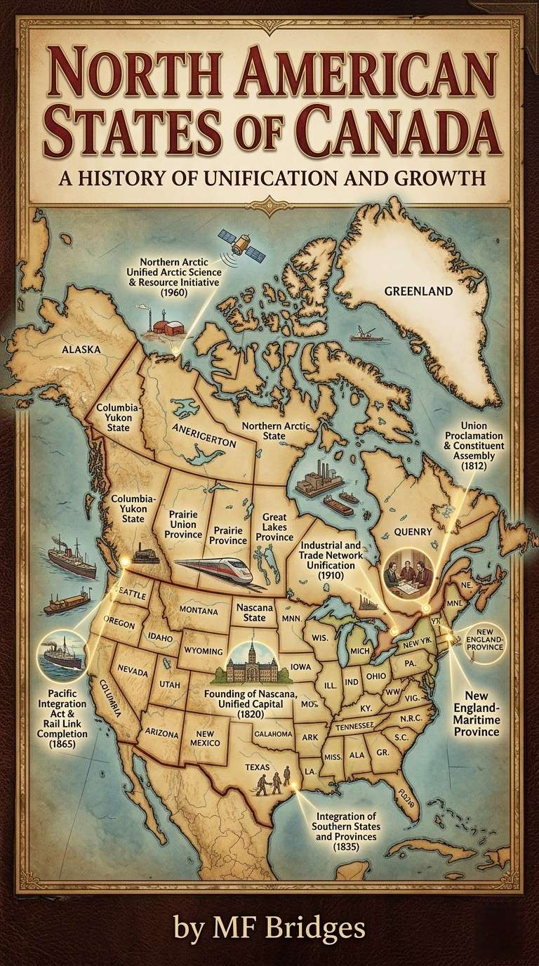 North American States of Canada - Cover